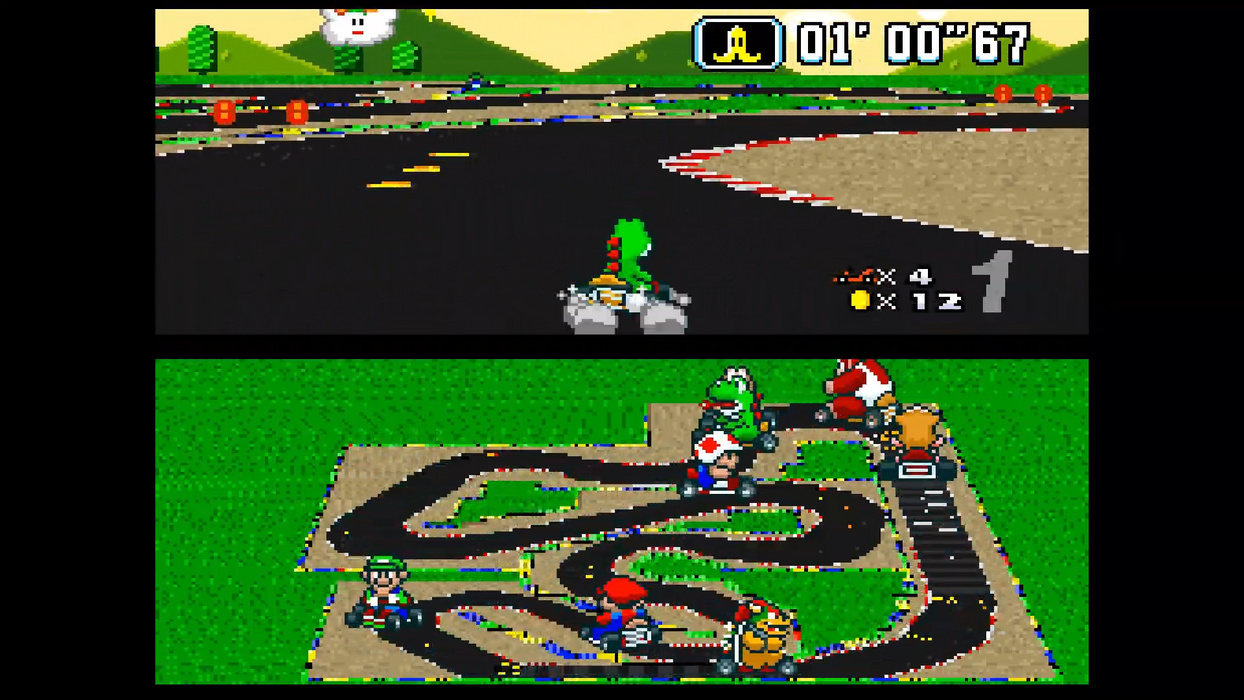 MARIO KART F1 TRACKS - SNES