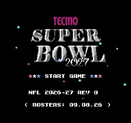 Tecmo Super Bowl 2027 - NES