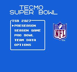 Tecmo Super Bowl 2027 - NES