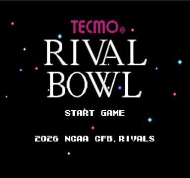 Tecmo Super Bowl NCAA RIVALS Edition - NES