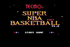 Tecmo Super NBA Basketball 2026-27 title screen on Super Nintendo