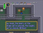 Game screen with text overlay on a platformer game interface