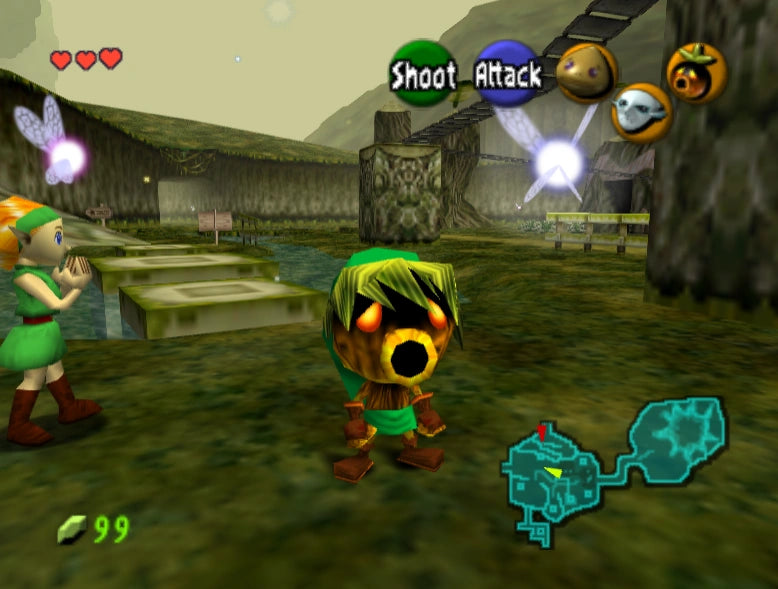 Zelda Transformation Masks - N64