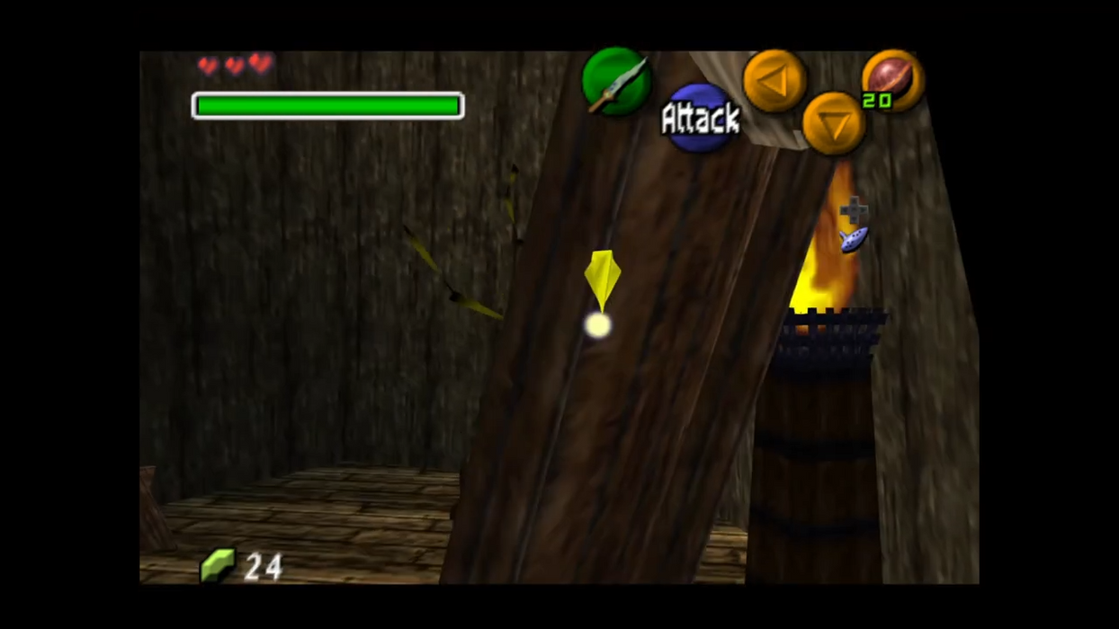 Link exploring the land of Finlay in Zelda Time Lost on N64