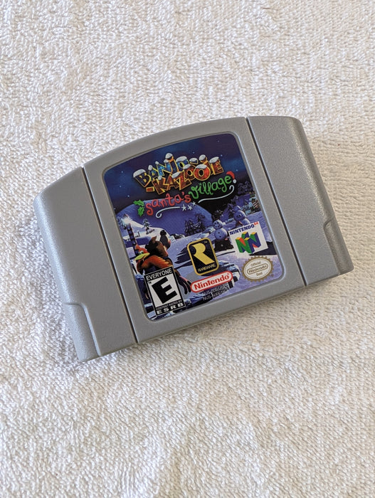 Banjo-Kazooie Santa's Village N64 cartridge Christmas ROM hack