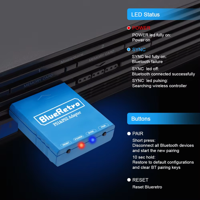 blueretro-wireless-adapter-ps1-ps2-ports-bjs-game-vault
