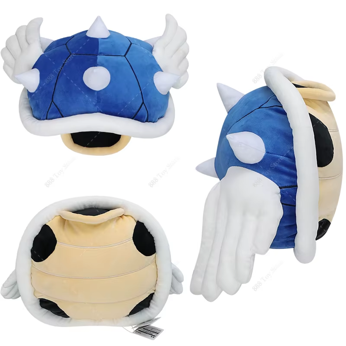 Bowser Blue Shell Bowser Blue Spiny Shell Plush – 29-47CM — BJs Game Vault