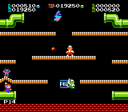 Mario Bros.4 Players Mode - NES