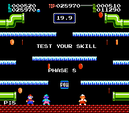 Mario Bros.4 Players Mode - NES