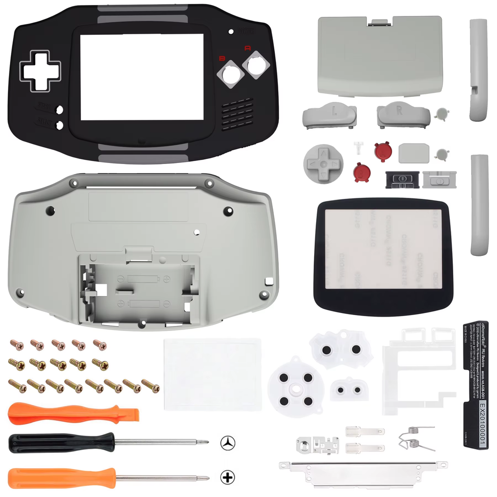 extremerate-gba-nes-style-housing-shell-front