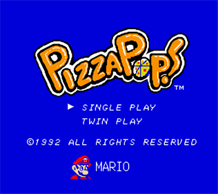 PizzaPop! Mario Edition- NES