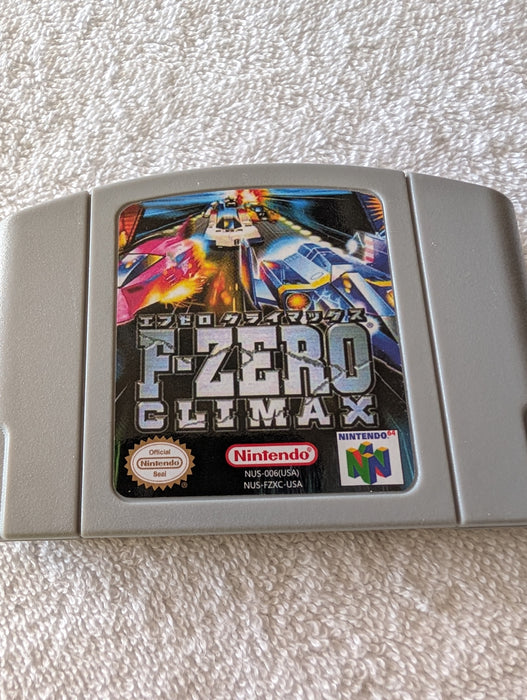 F-Zero X Climax N64 cartridge F-Zero Climax remake CLOSE UP