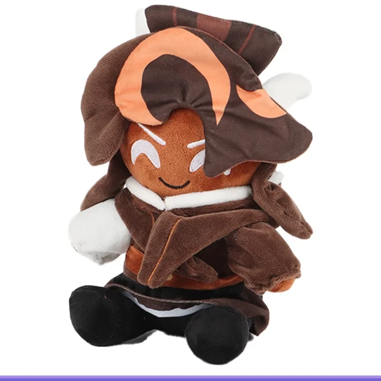 Plush toy with a brown and orange design on a white background, featuring the brand 'YUUUPI'.