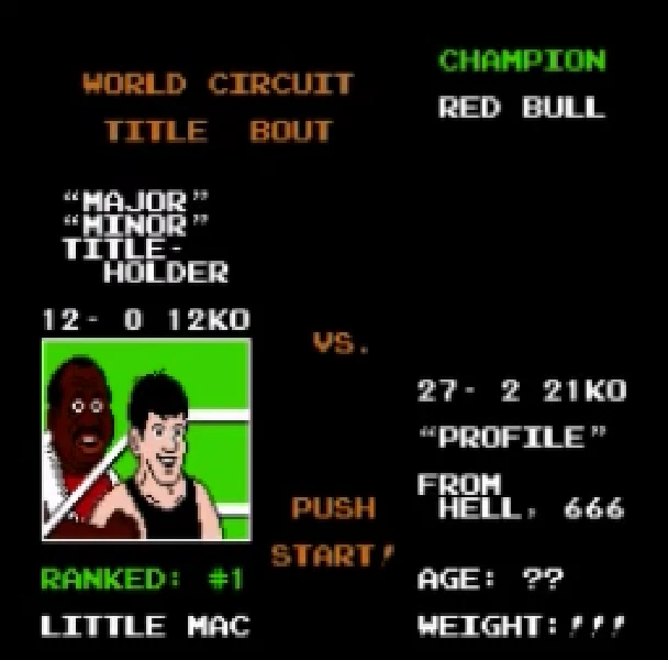 Bald Bull’s Punch-Out!! – NES Game Cartridge