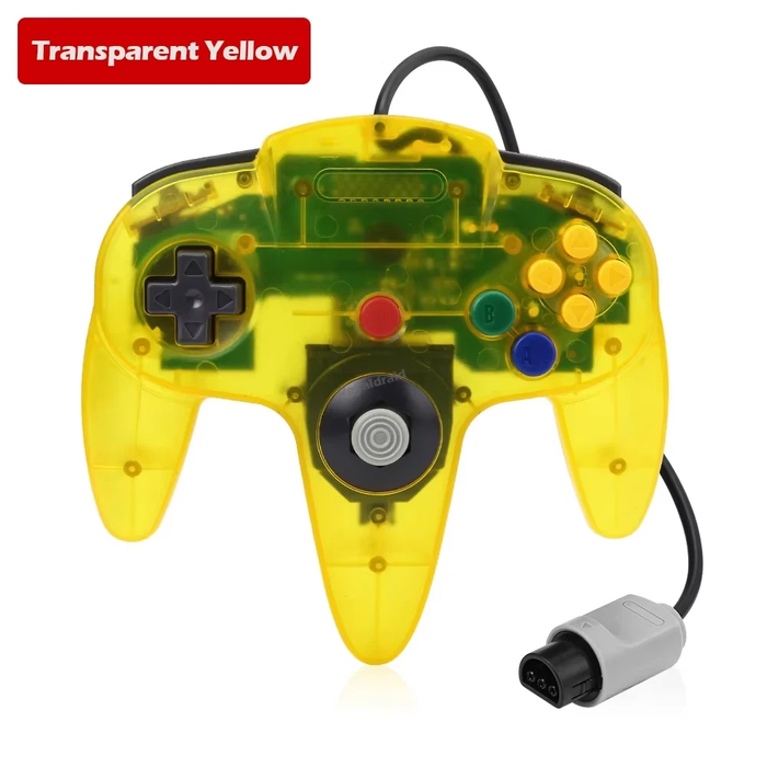 N64 Wired Controller – Retro Gamepad w/ 10-Button Layout | 8 Color Options