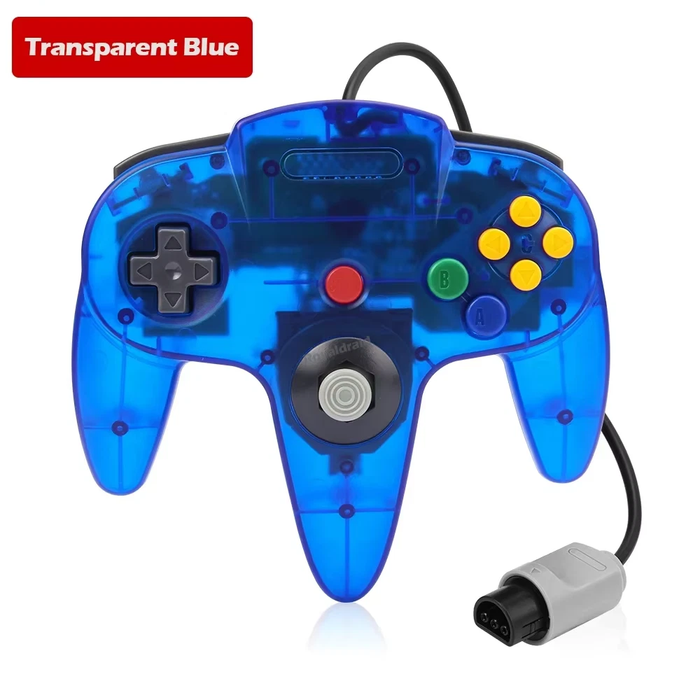 N64 Wired Controller – Retro Gamepad w/ 10-Button Layout | 8 Color Options