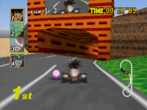 Dragonball Z Kart – N64 Game Cartridge