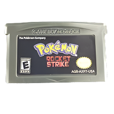 Pokémon Quick Strike Game Boy Advance game cartridge on a textured surface