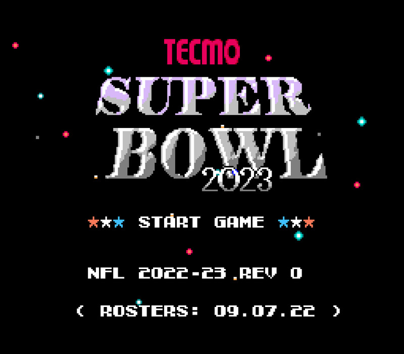 Tecmo Super Bowl 2023 - NES