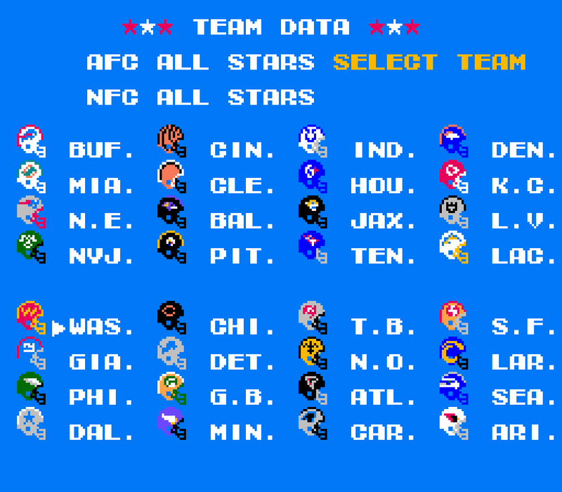 Tecmo Super Bowl 2023 - NES