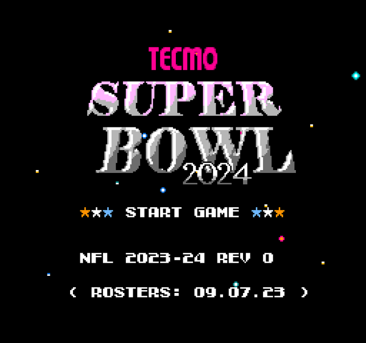 Tecmo Super Bowl 2024 - NES
