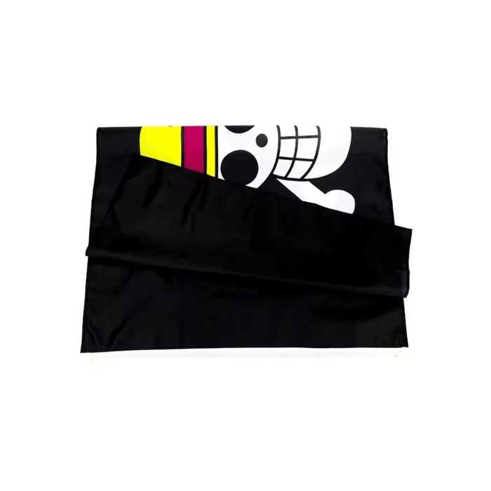 One Piece Luffy Skull Flag 90x150cm Straw Hat Pirates Banner Home Decor Anime
