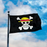 One Piece Luffy Skull Flag 90x150cm Straw Hat Pirates Banner Home Decor Anime