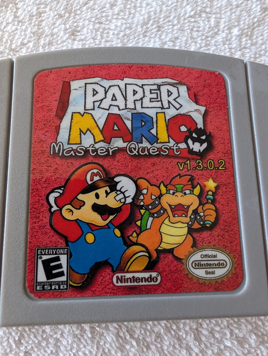 Paper Mario Master Quest N64 cartridge