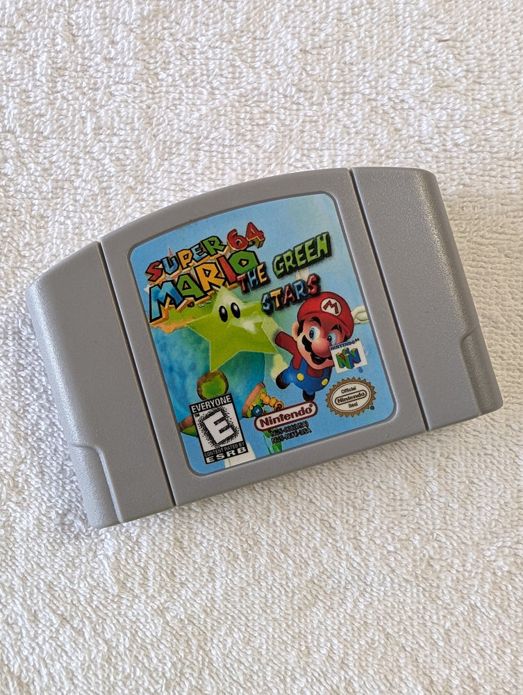 Super Mario 64 The Green Stars N64 cartridge ROM hack