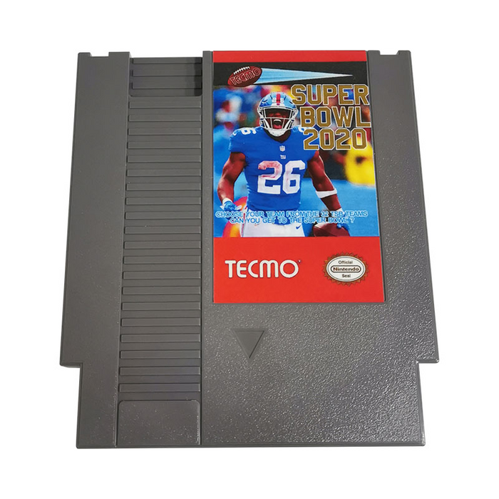 tecmo-super-bowl-2020-updated-teams-nes-game-cartridge-bjs-game-vault
