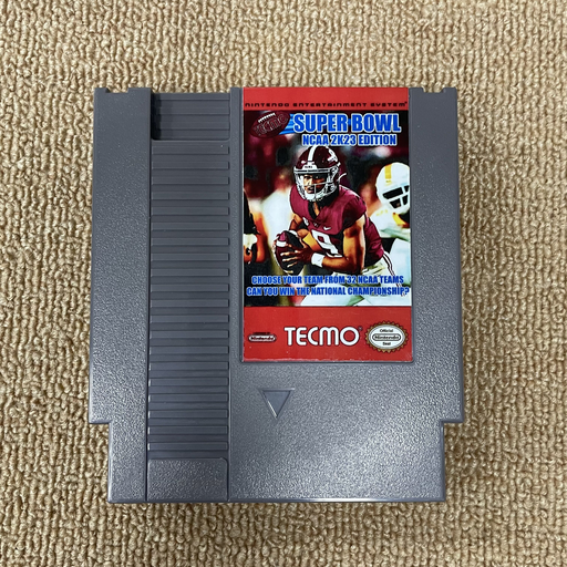 tecmo-super-bowl-ncaa-2k23-nes-game-cartridge-bjs-game-vault
