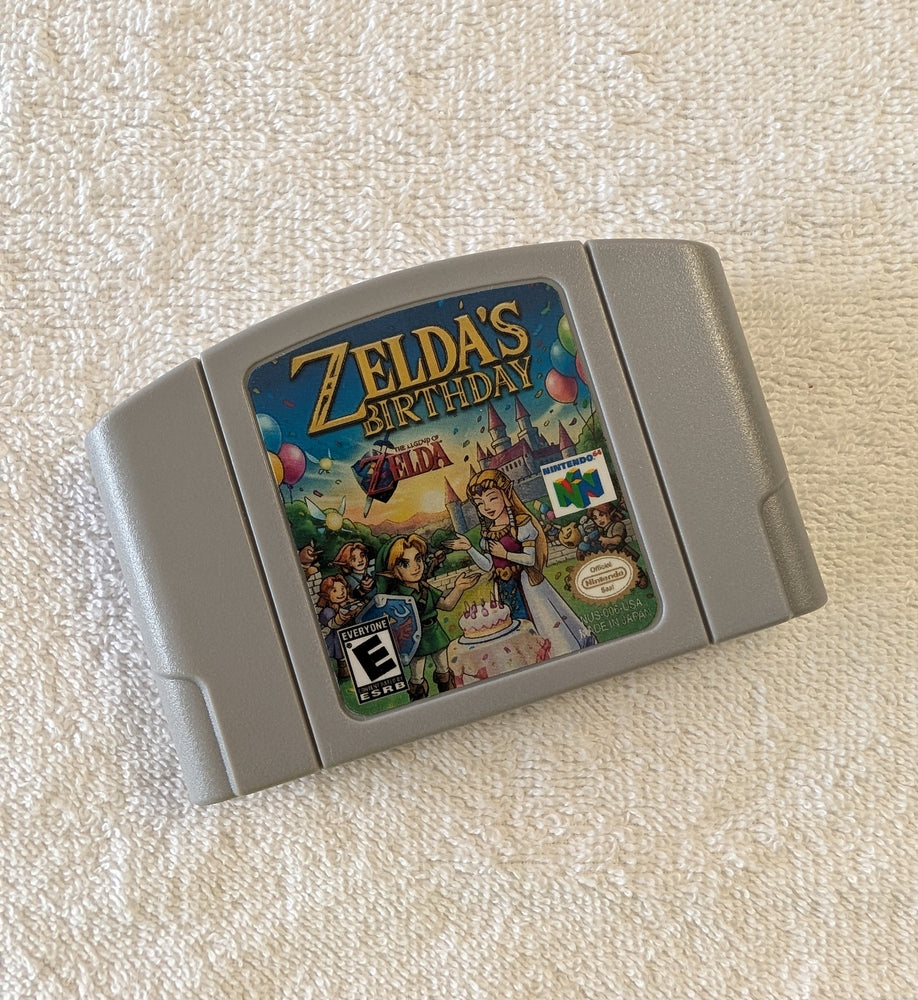 Zelda's Birthday N64 cartridge Ocarina of Time ROM hack