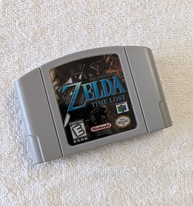 Zelda Time Lost N64 cartridge Ocarina of Time ROM hack