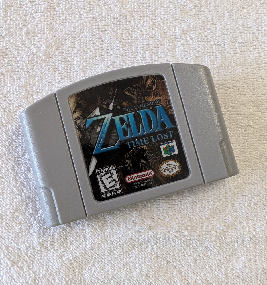 Zelda Time Lost N64 cartridge Ocarina of Time ROM hack